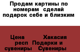 Продам картины по номерам, сделай подарок себе и близким  › Цена ­ 840 - Хакасия респ. Подарки и сувениры » Сувениры   